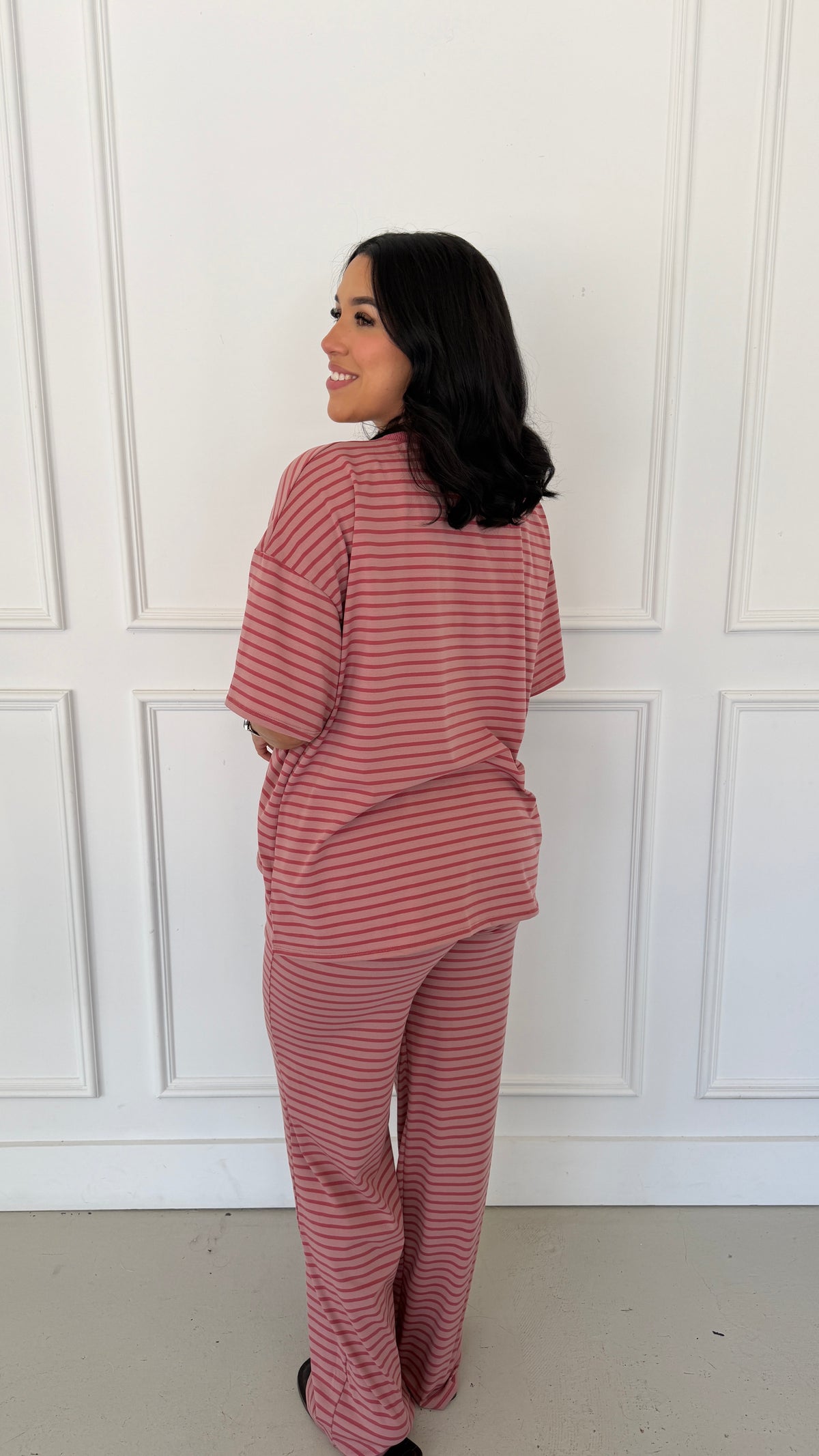 Anahi pink launge set