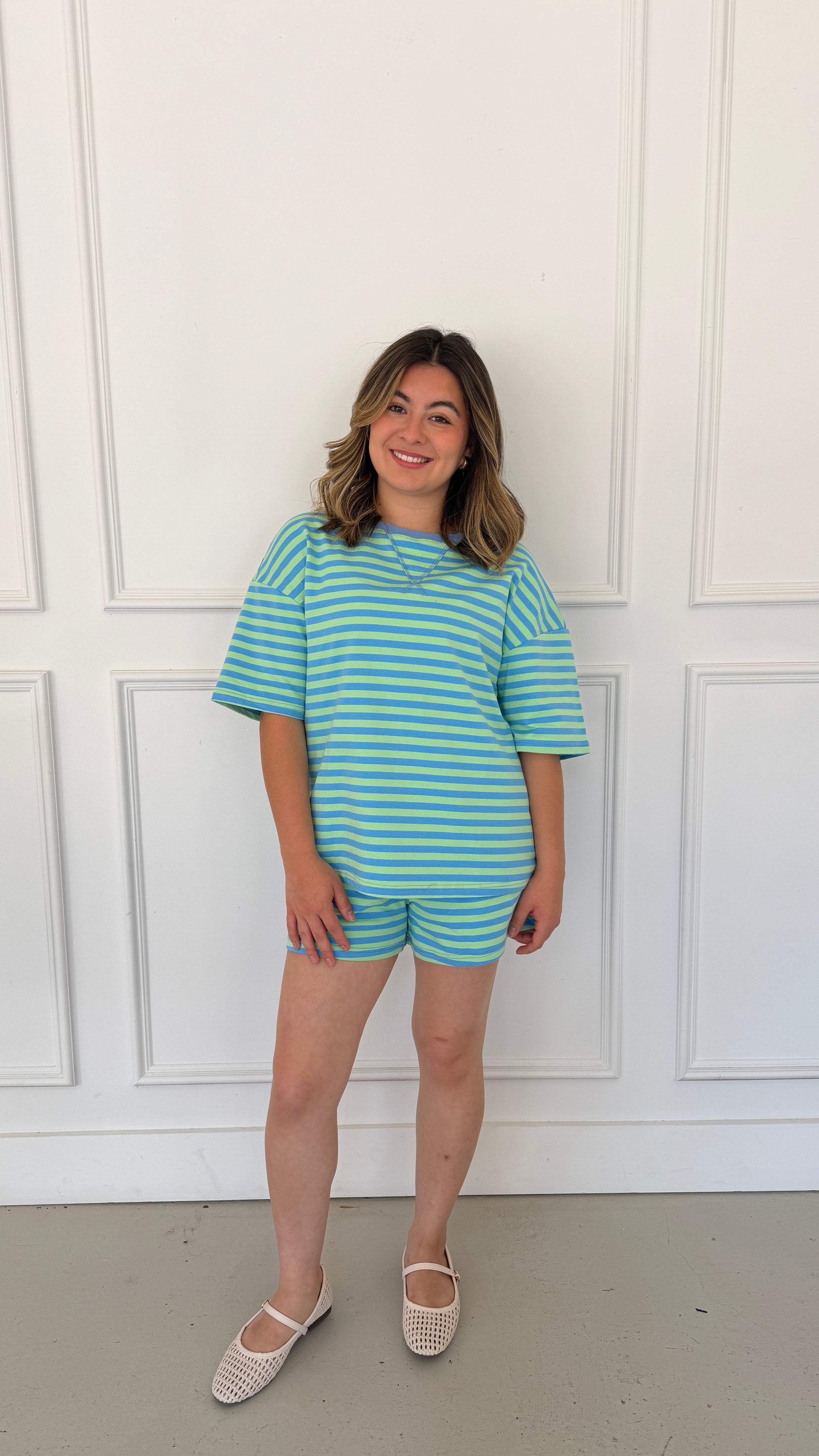 CLEO BLUE SHORT SET