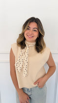 Load image into Gallery viewer, MAEVE CREAM SCARF TOP
