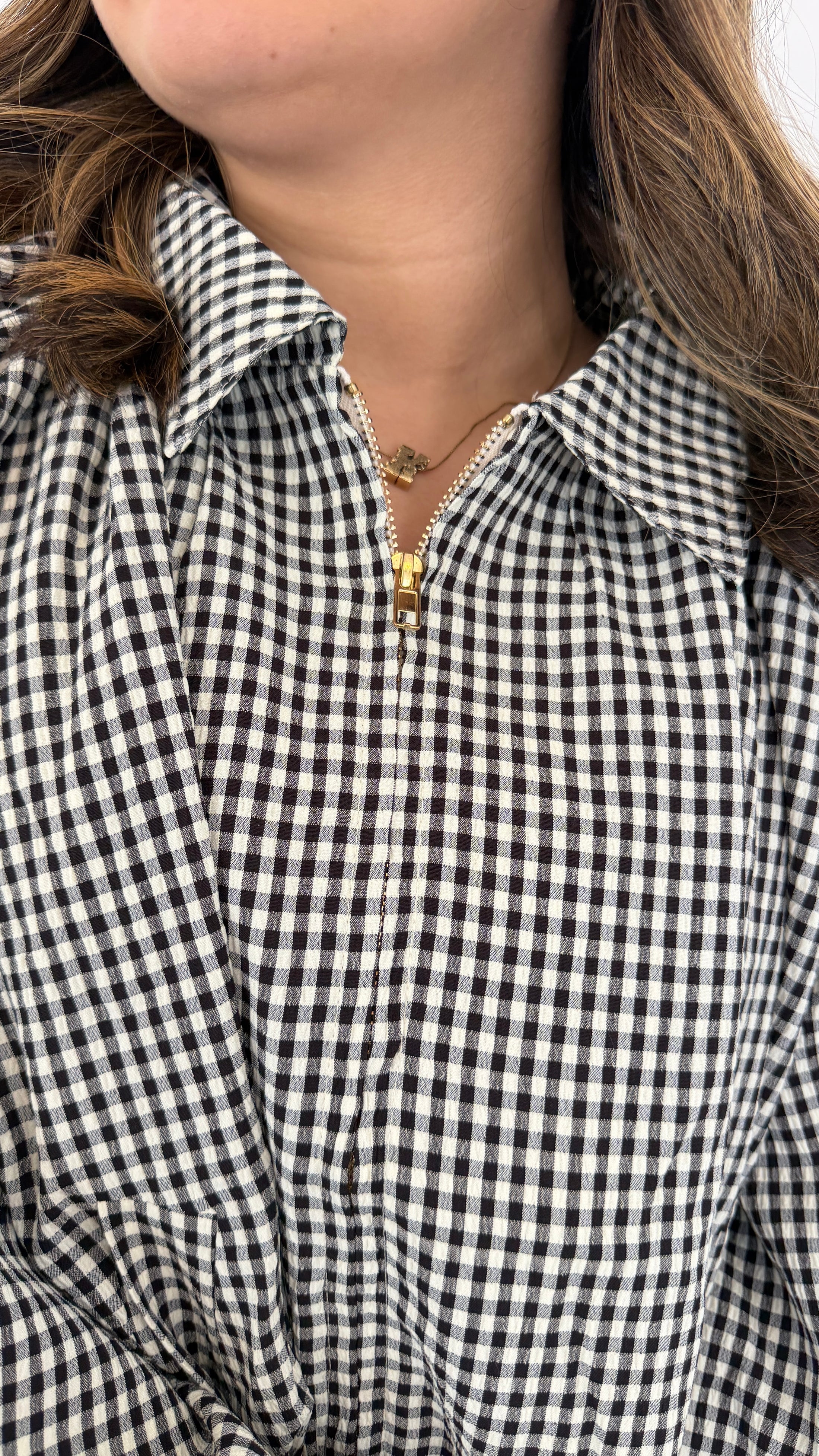 The bella gingham jacket