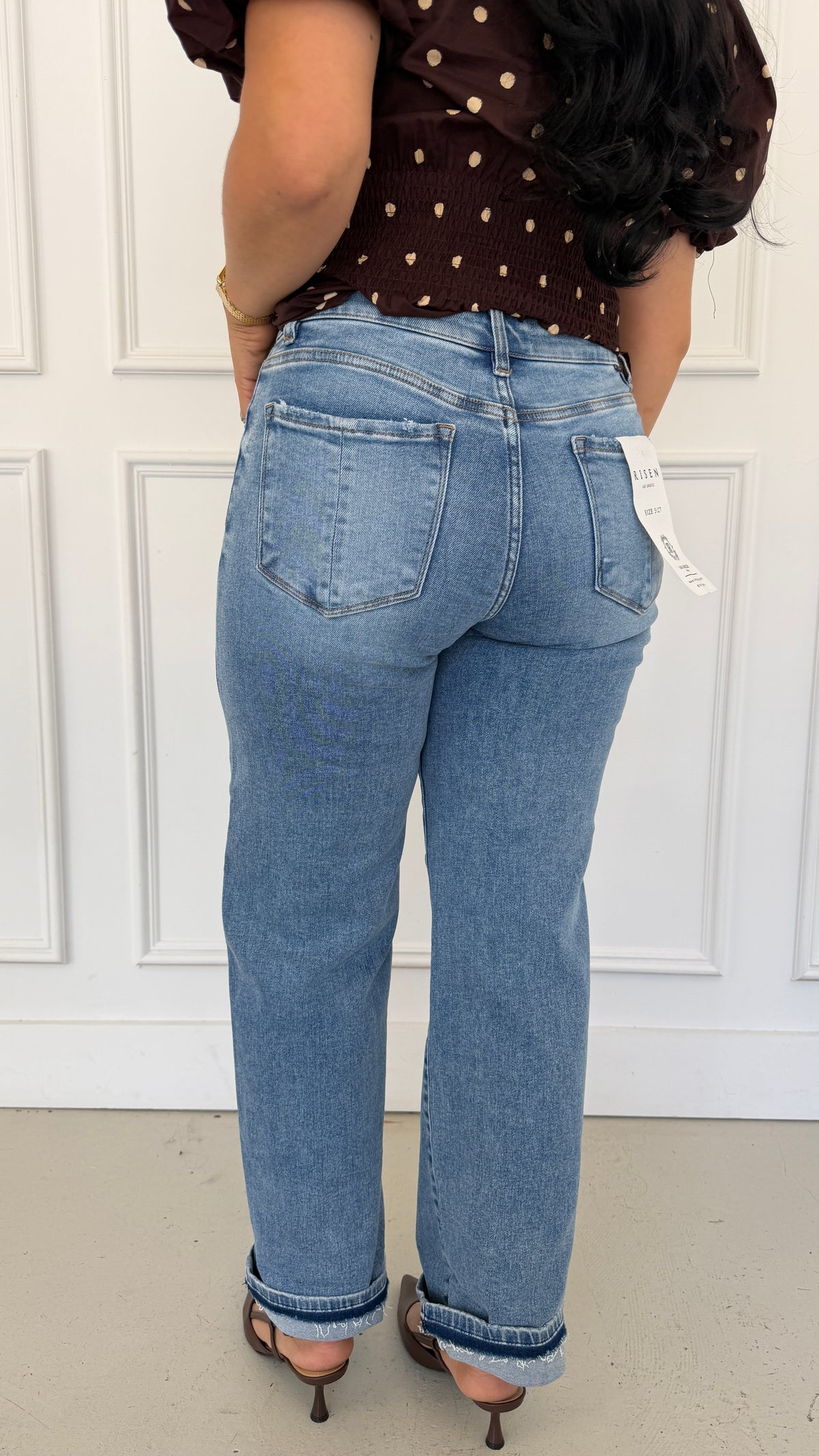HAZEL MID-RISE ANKLE JEANS