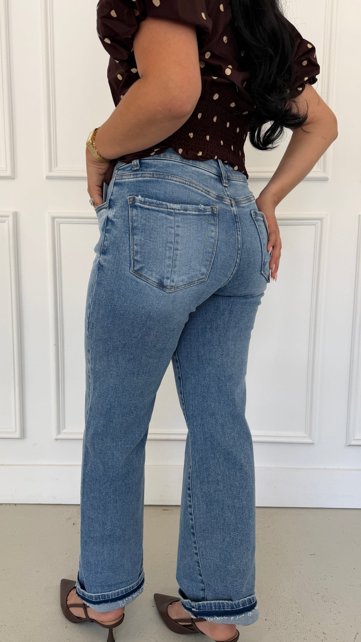 HAZEL MID-RISE ANKLE JEANS