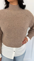 Load image into Gallery viewer, KARELY MOCHA SWEATSHIRT
