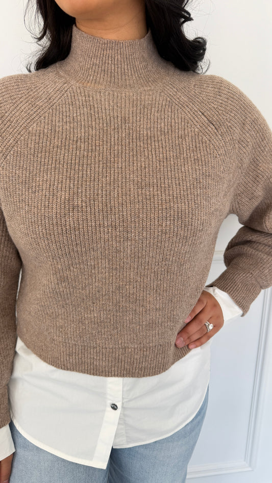 KARELY MOCHA SWEATSHIRT