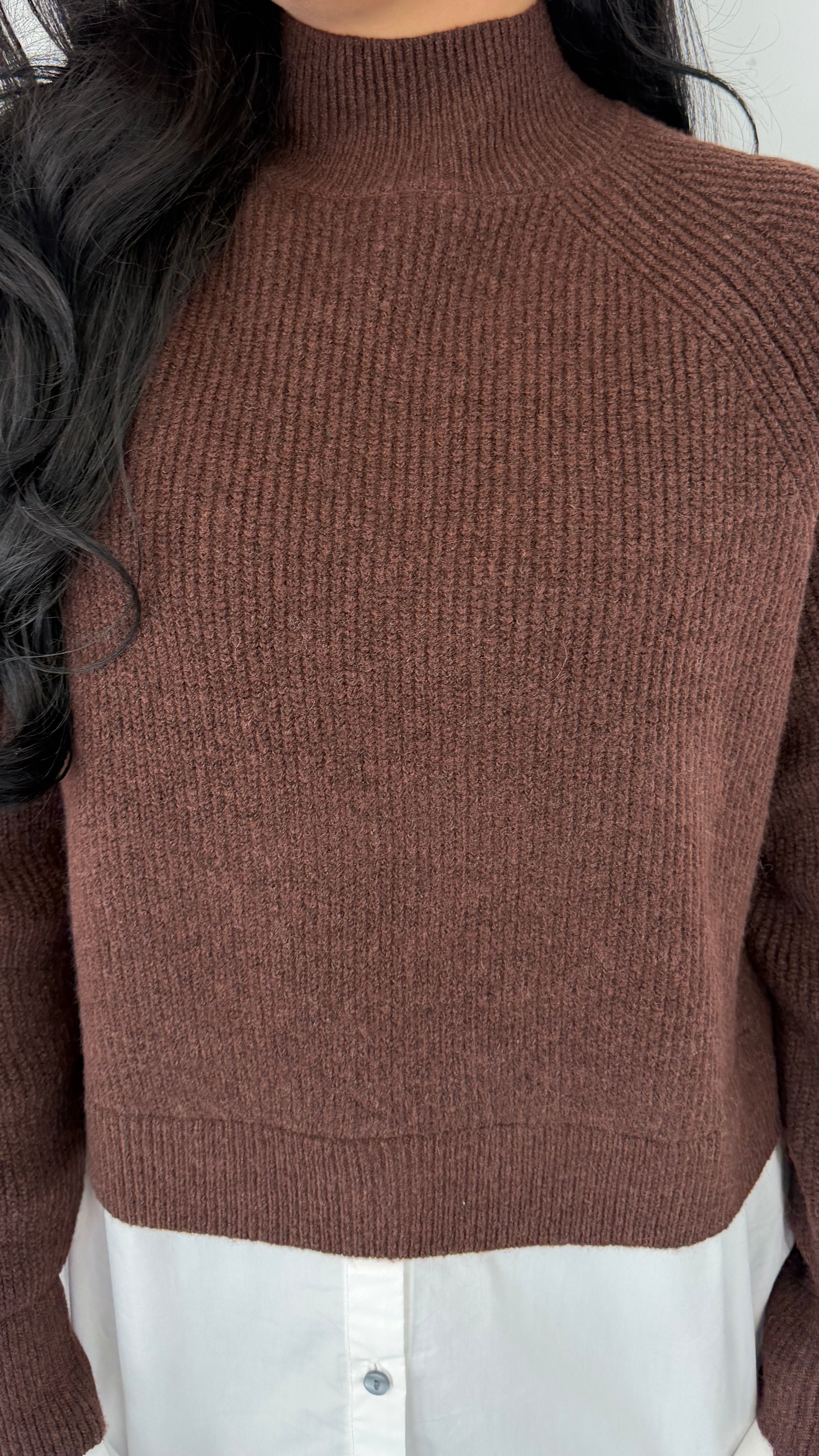 KARELY BROWN SWEATSHIRT
