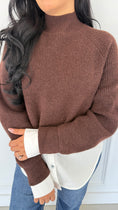Load image into Gallery viewer, KARELY BROWN SWEATSHIRT
