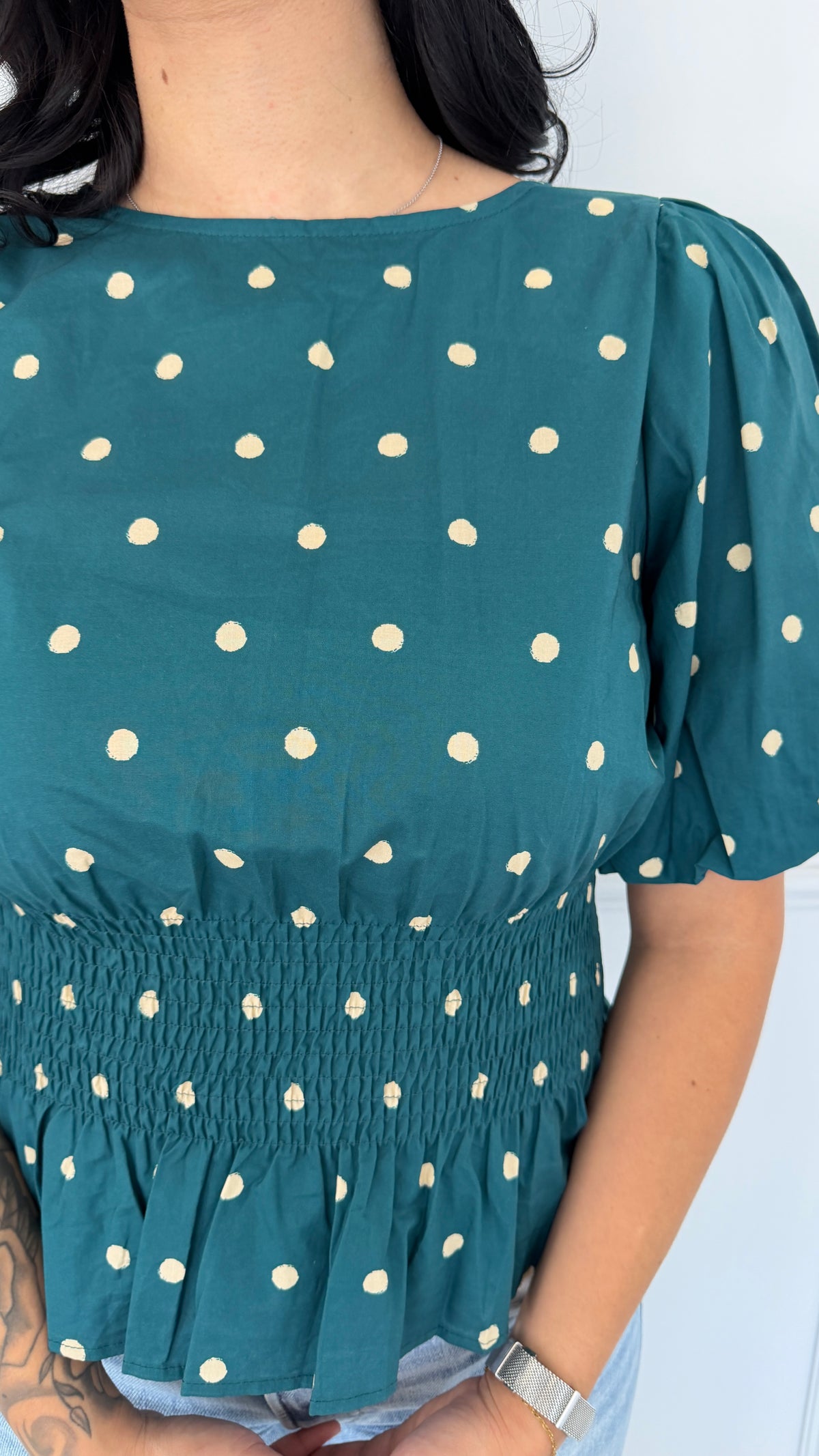 EMMA TURQUOISE TOP