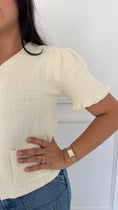 Load image into Gallery viewer, Marianna cream sweater top

