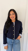 Load image into Gallery viewer, ELARA NAVY CARDIGAN
