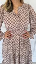 Load image into Gallery viewer, The burgandy creme belle dress

