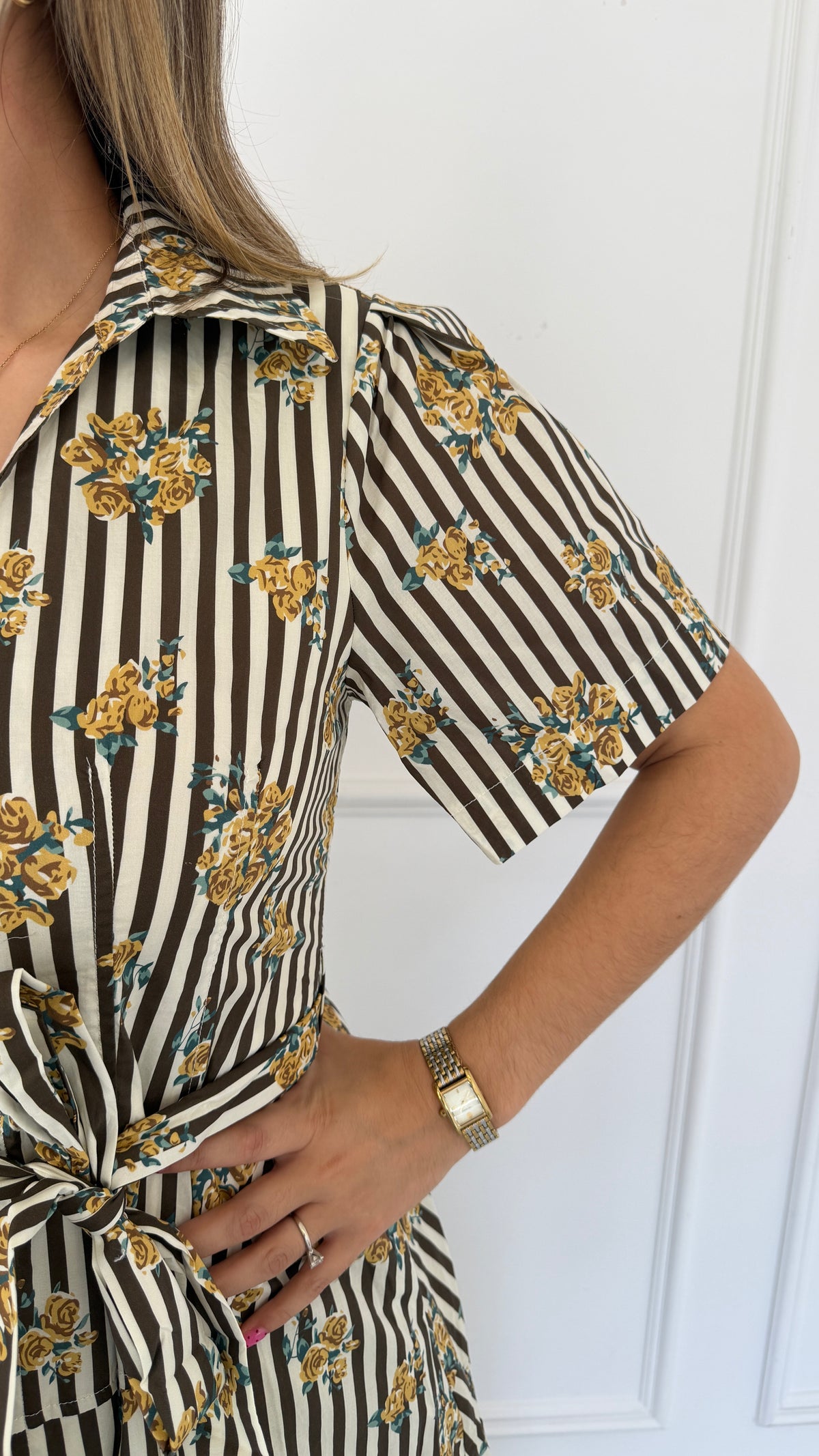 ZOEY YELLOW FLOWER DRESS