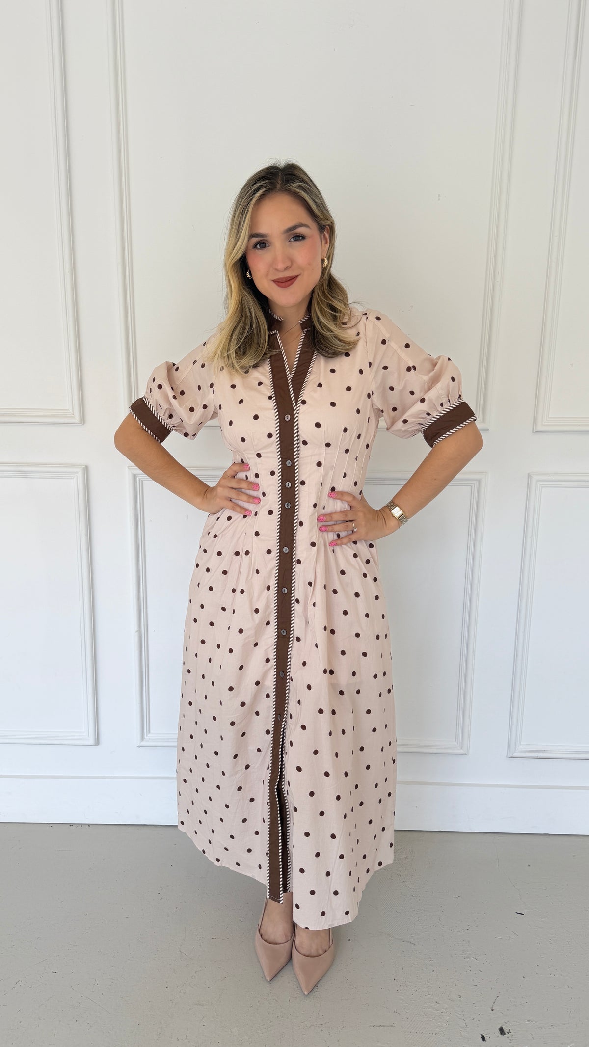MELINA POLKA DOT DRESS