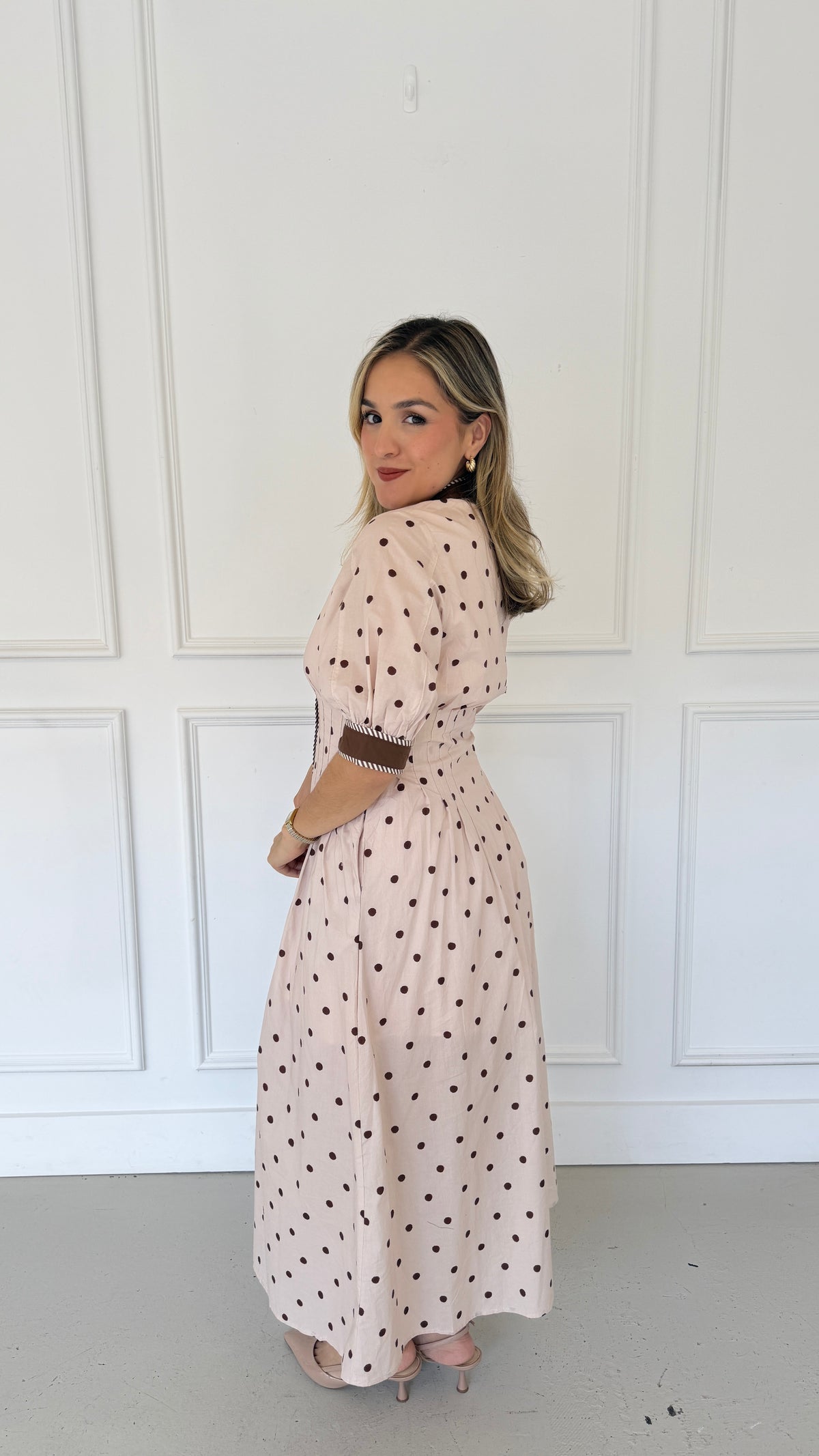 MELINA POLKA DOT DRESS