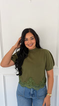 Load image into Gallery viewer, CELINE OLIVE TOP
