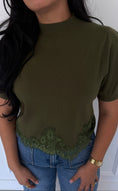 Load image into Gallery viewer, CELINE OLIVE TOP
