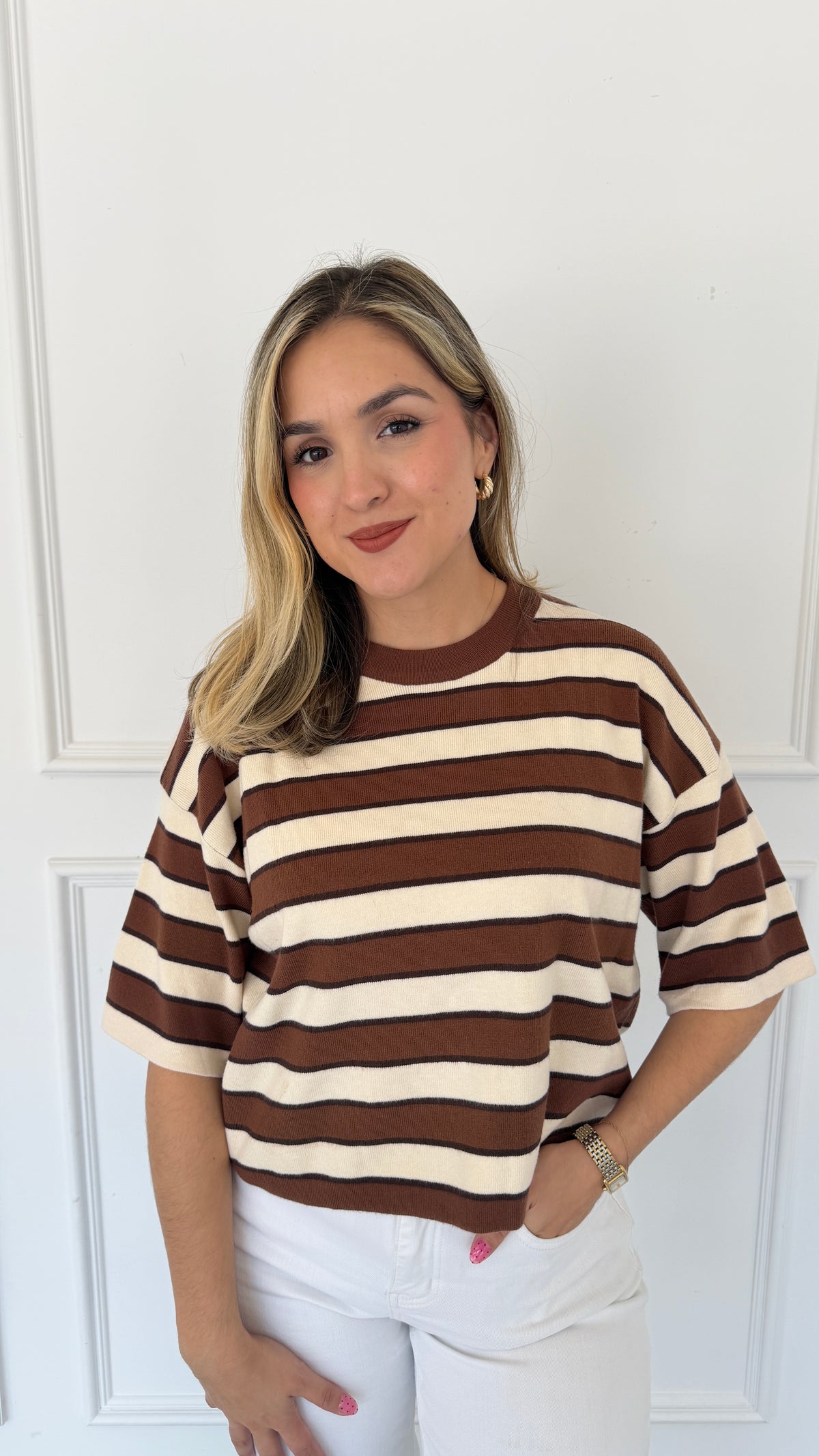 SAVANNAH BROWN TOP