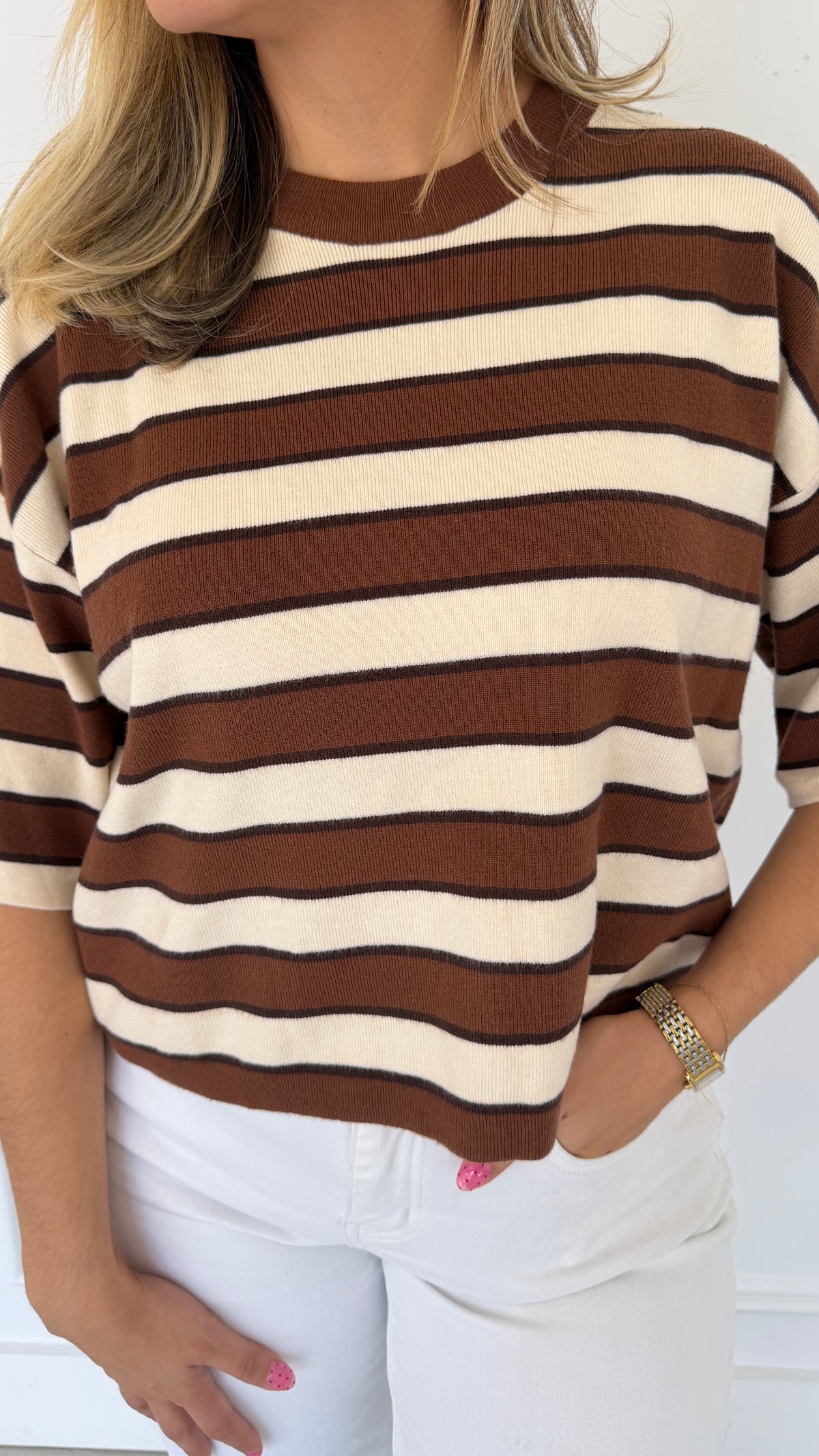 SAVANNAH BROWN TOP