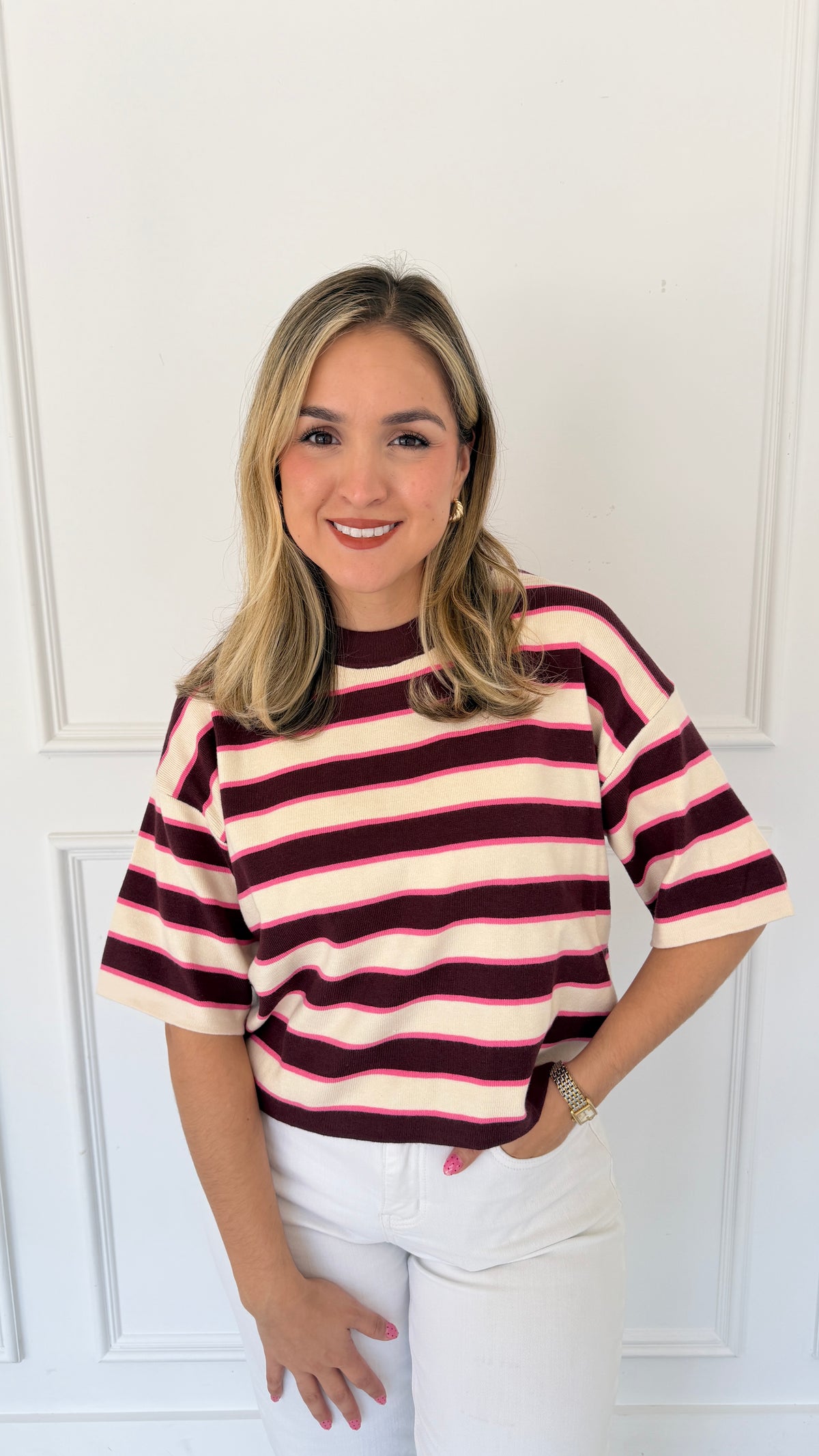 SAVANNAH PINK TOP
