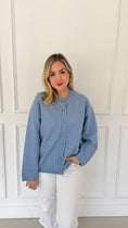 Load image into Gallery viewer, CATHERINE DUSTY BLUE CARDIGAN
