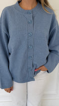 Load image into Gallery viewer, CATHERINE DUSTY BLUE CARDIGAN
