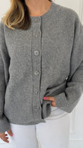 Load image into Gallery viewer, CATHERINE GRAY CARDIGAN
