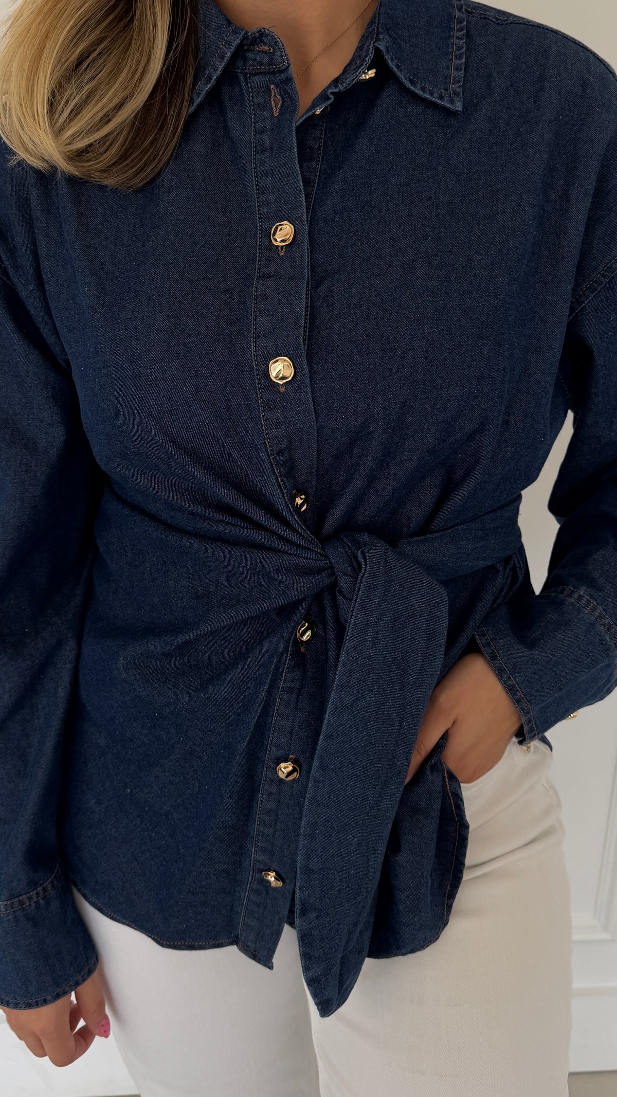 SERENA DENIM TOP
