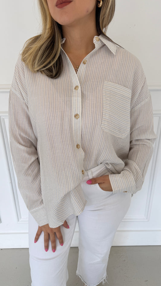 POSIE CREAM TOP