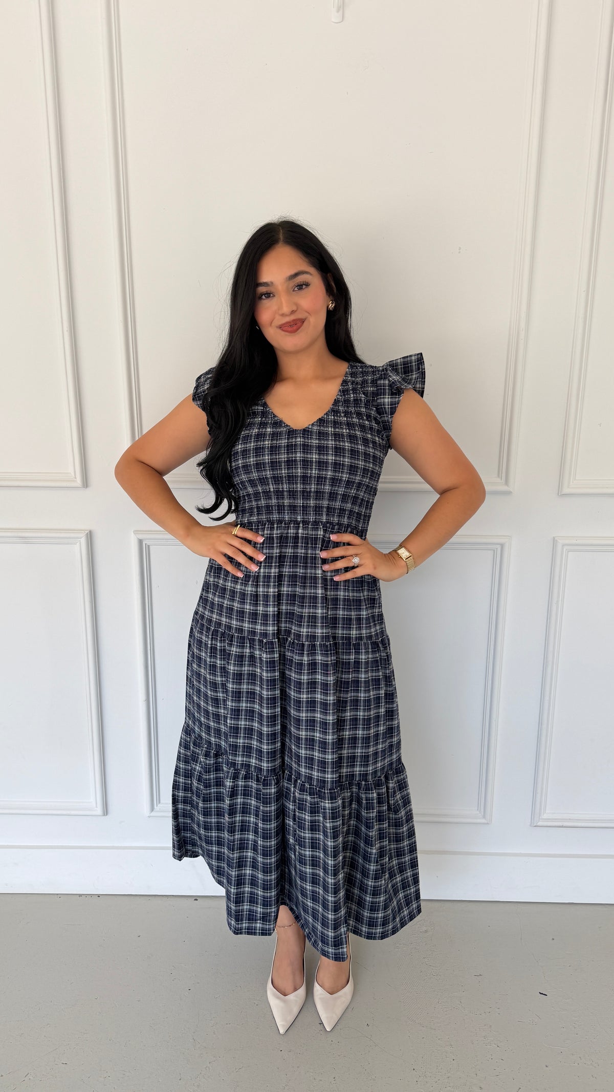 ANALIA NAVY DRESS