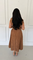 Load image into Gallery viewer, TIMELESS SUEDE BROWN DRESS
