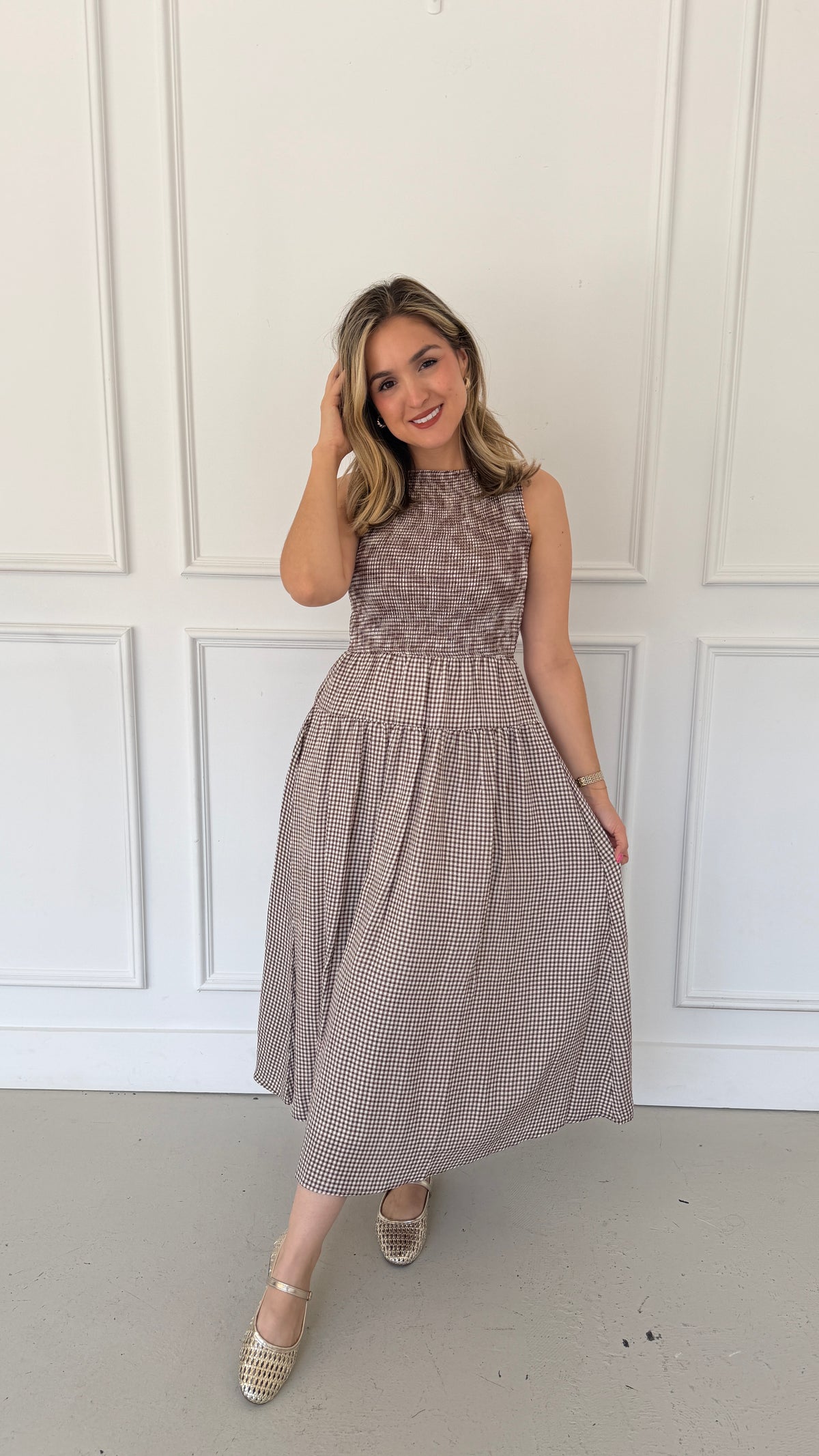 BIRDIE BROWM DRESS