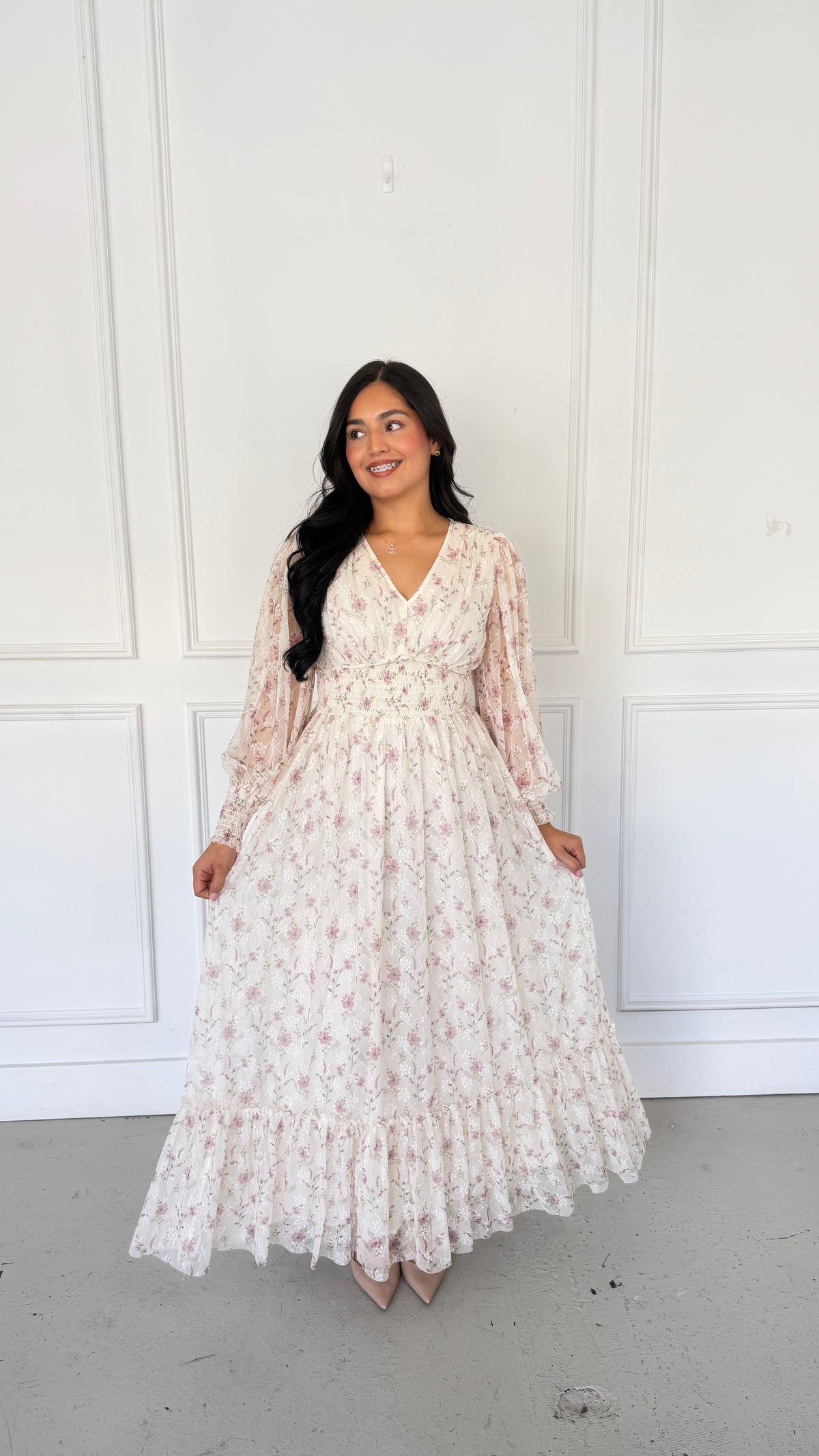 INDIE BLUSH PINK DRESS