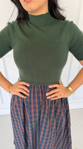 Load image into Gallery viewer, THE GREEN PINE MIDI DRESS
