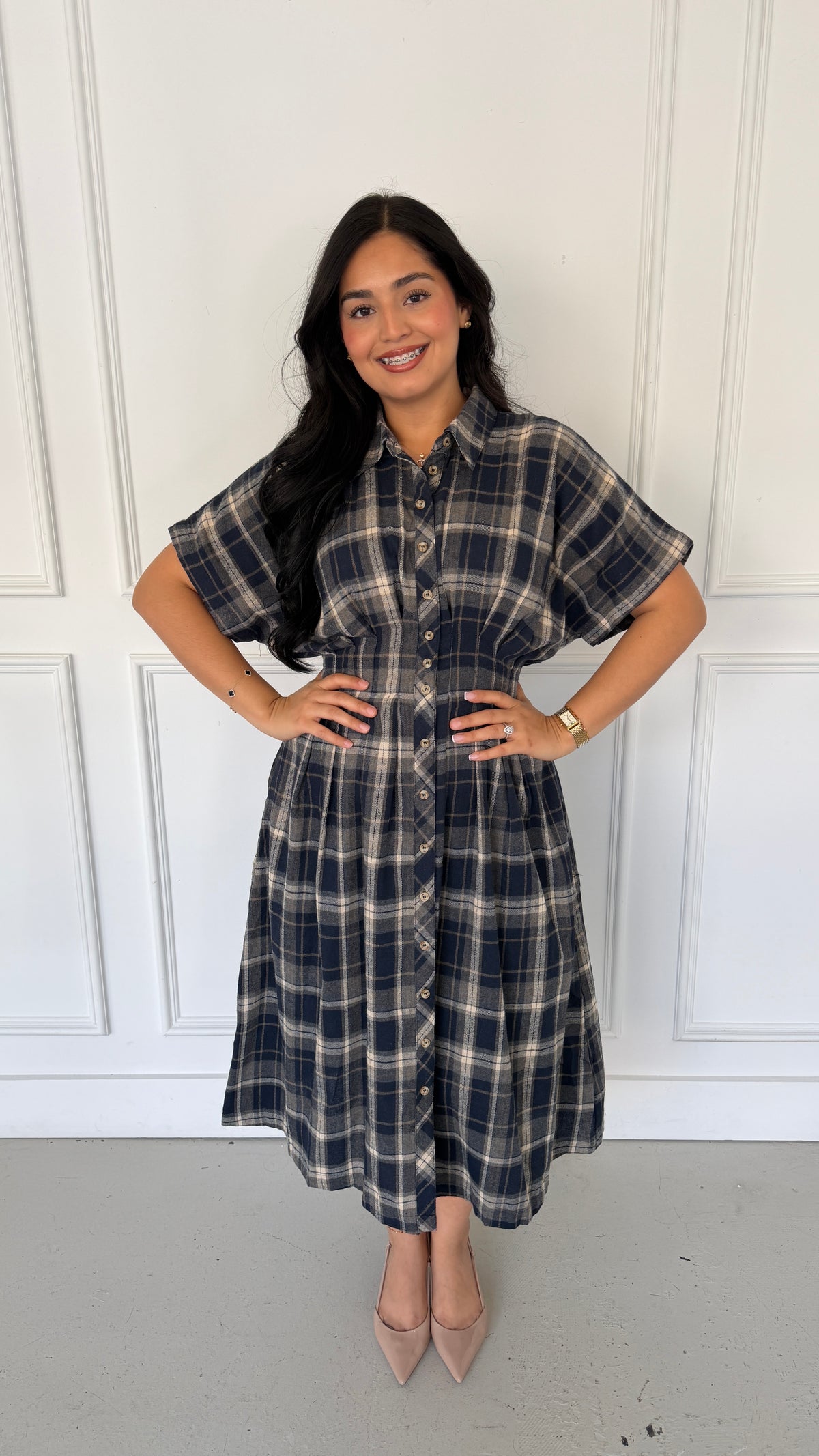 THE MERLOT MIDI DRESS