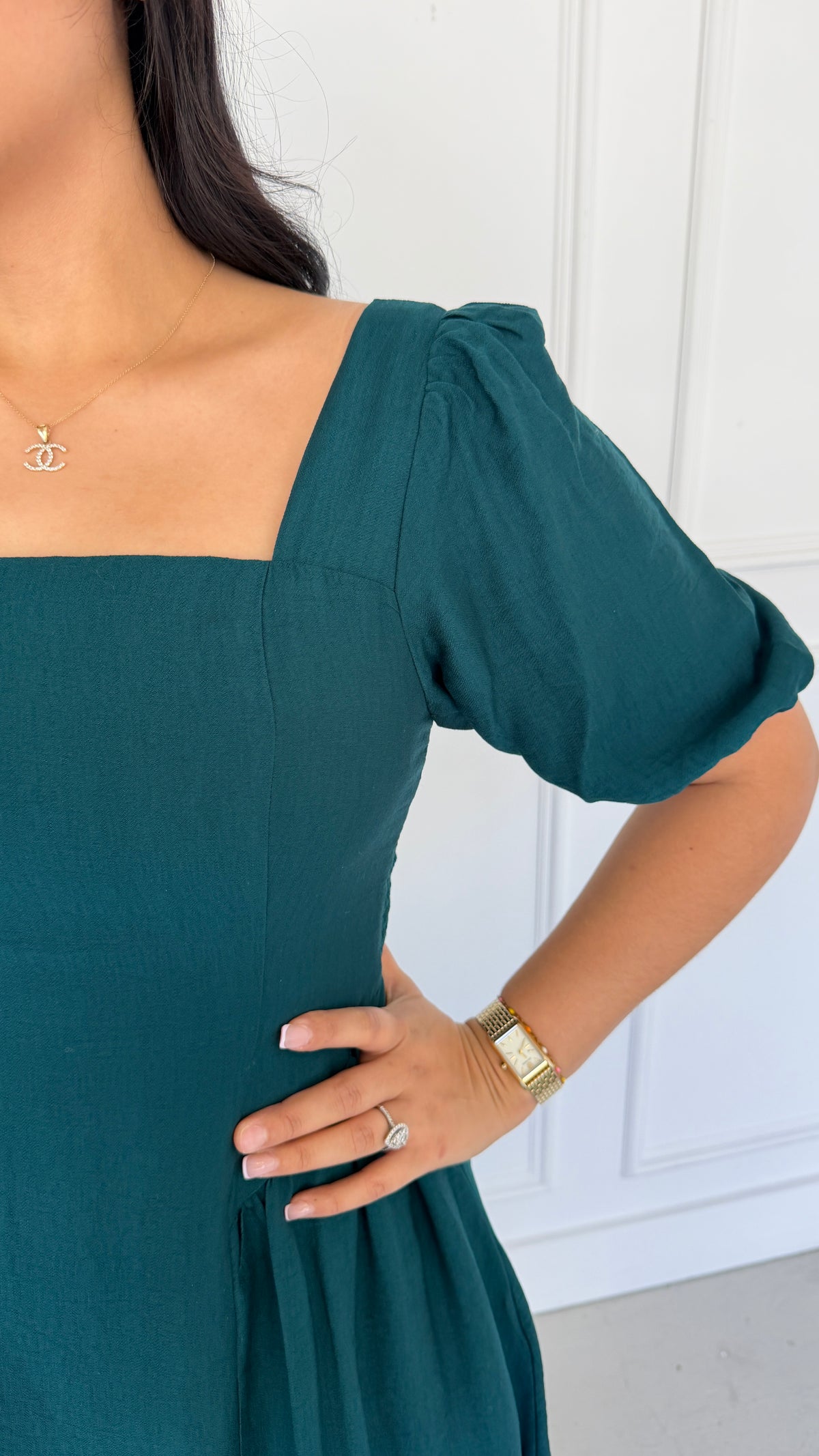 ELBONY ESMERALD GREEN DRESS