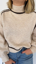 Load image into Gallery viewer, COLLINS OATMEAL SWEATER TOP
