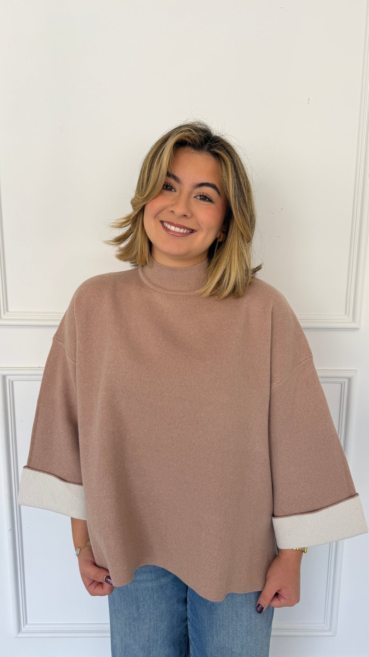 STELLA TAUPE TOP
