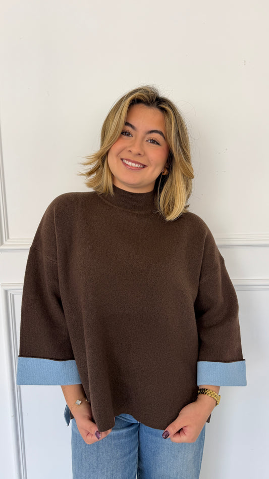 STELLA BROWN TOP