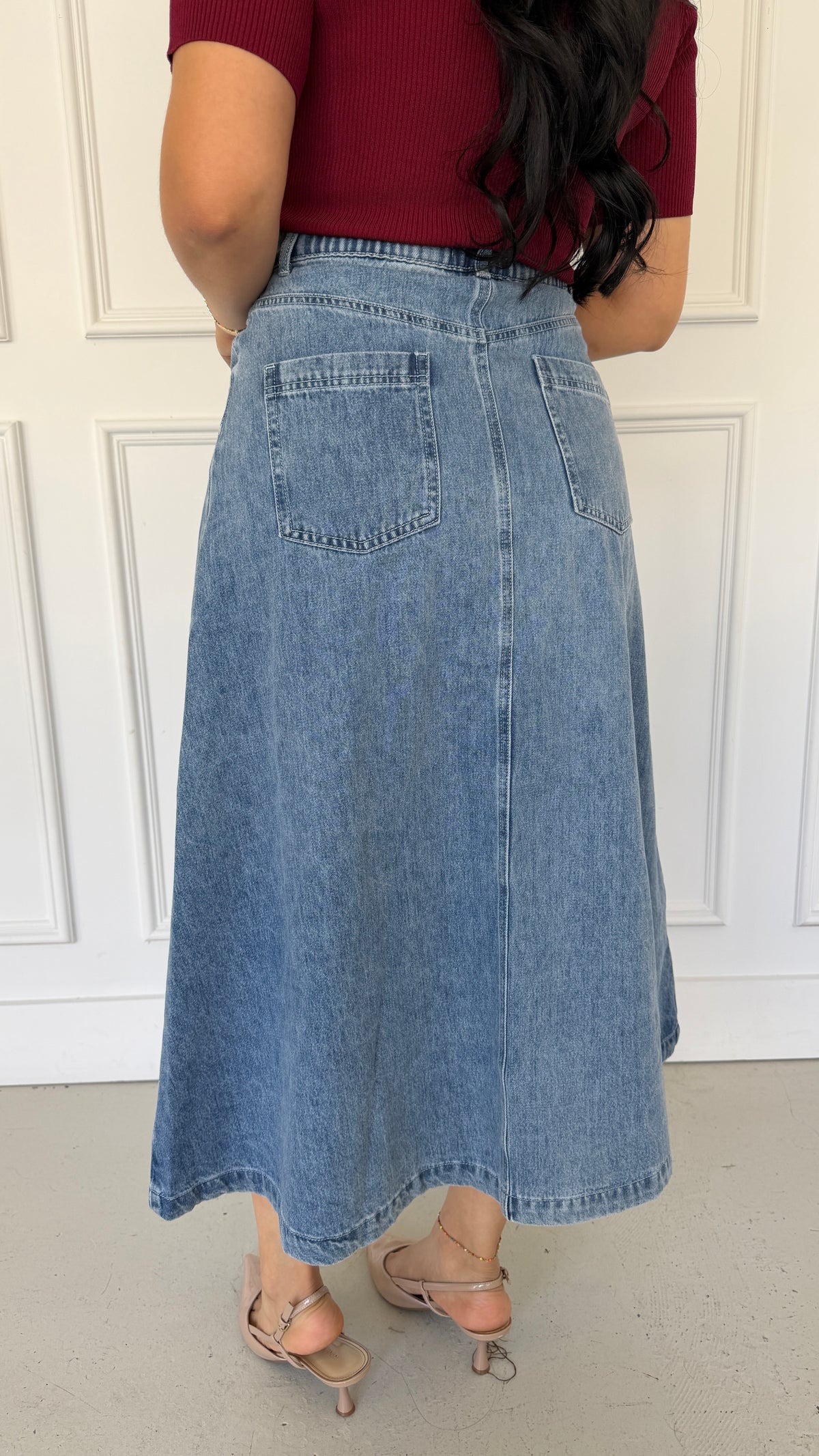 ALINA DENIM SKIRT