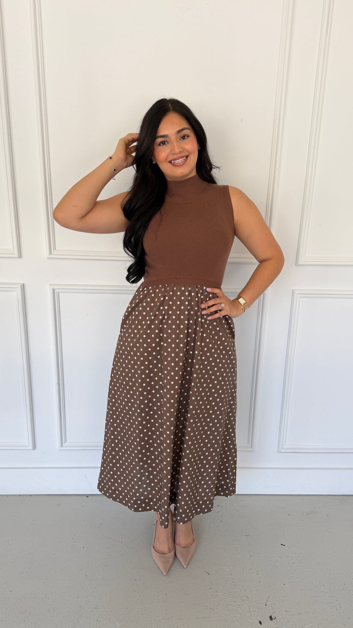 SADIE BROWN POLKA DOT
