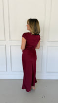 Load image into Gallery viewer, CAROLINE WINE DRESS
