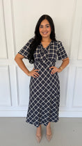 Load image into Gallery viewer, THE CHERRWOOD NAVY MIDI DRESS
