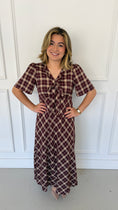 Load image into Gallery viewer, THE CHERRYWOOD WINE DRESS
