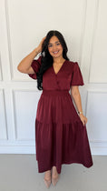 Load image into Gallery viewer, ASPEN WINE DRESS
