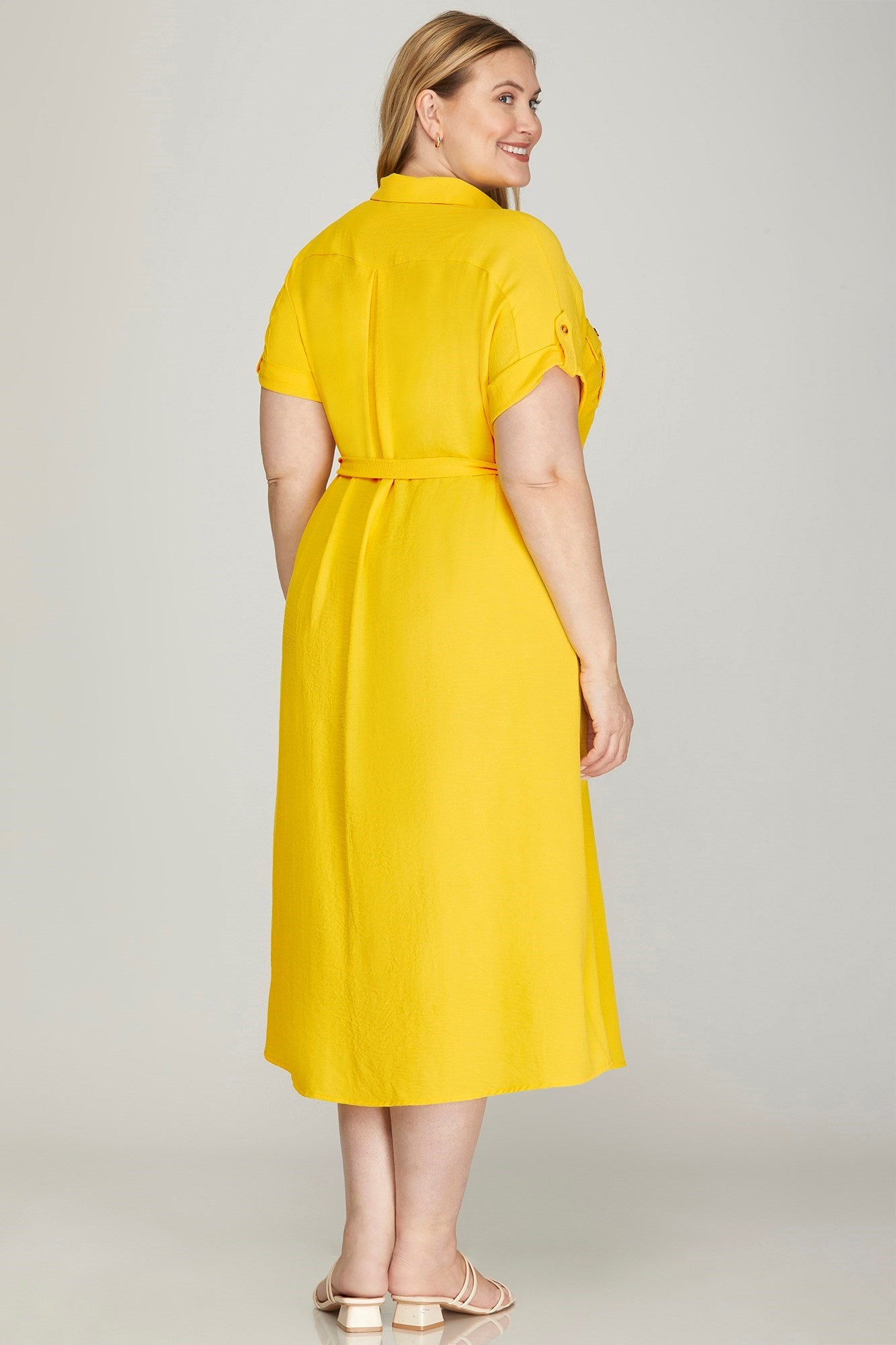 Lemon Midi Dress