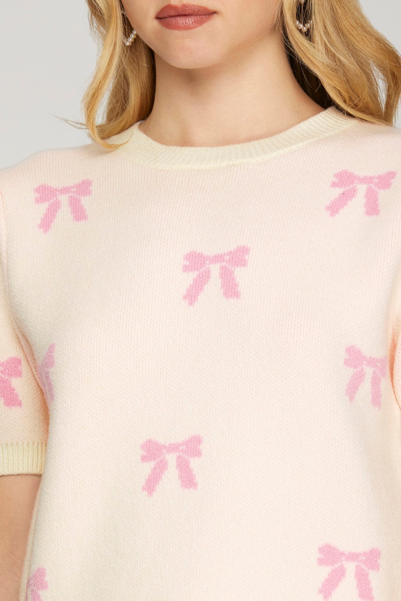 Zinnia Pink Sweater Top