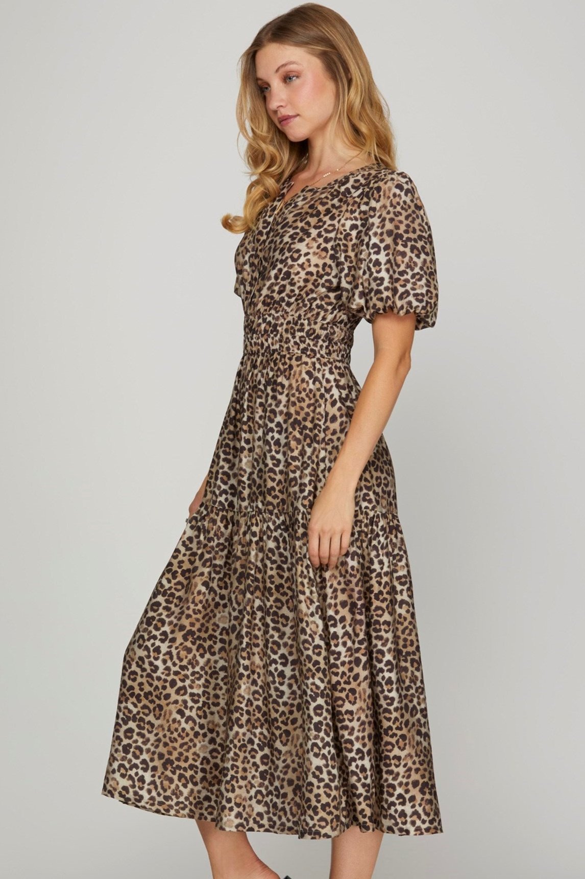 Cheetah Mocha Dress