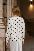 Load image into Gallery viewer, ISLA BLACK/WHITE CARDIGAN
