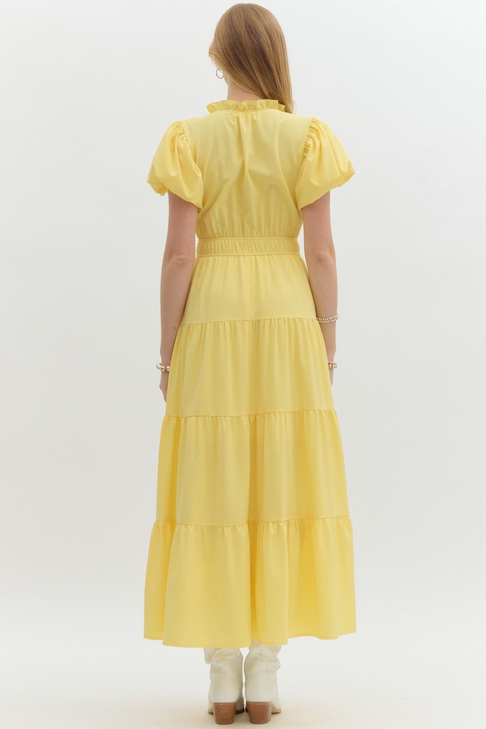 Danna Yellow Maxi Dress