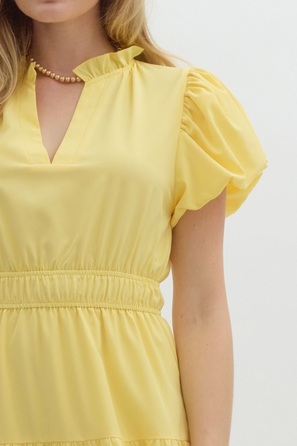 Danna Yellow Maxi Dress