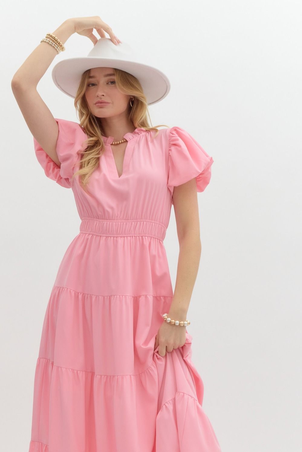 Danna Pink Maxi Dress